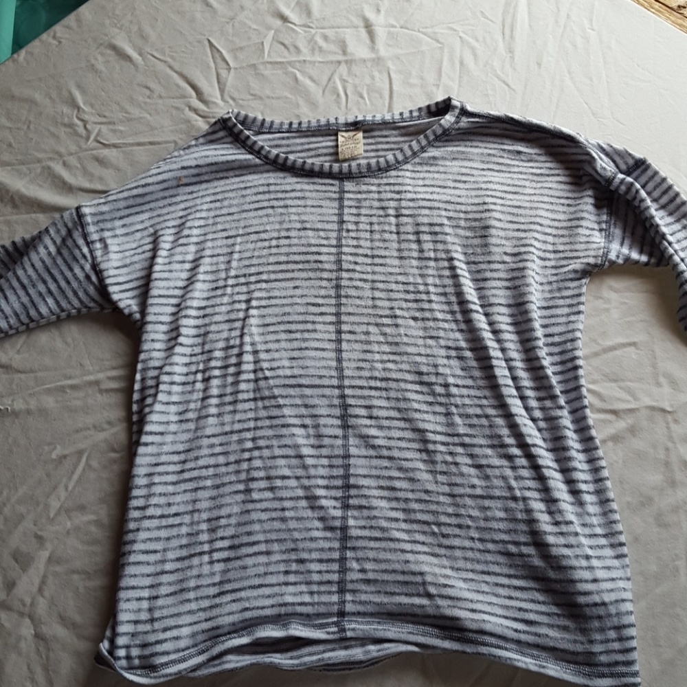 Long sleeve stripped shirt